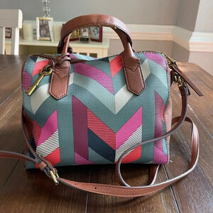 Fossil Fiona satchel